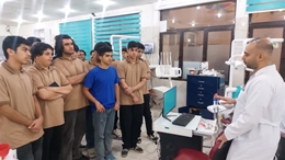 بازدید دانش آموزان دبیرستان غیر دولتی دارالفنون از دانشکده دندان پزشکی