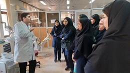 بازدی دانش آموزان دبیرستان  دخترانه امام حسین 